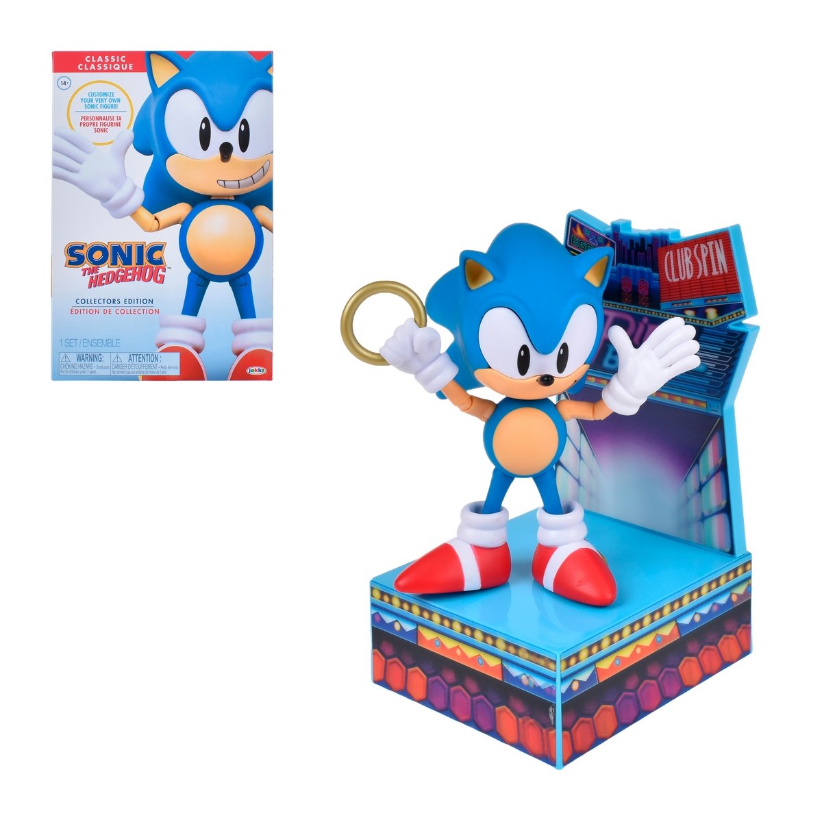 Figura Sonic Coleccionable De 15 Cm Articulada